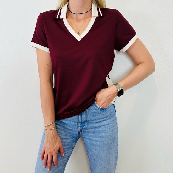 Ralph Lauren RLX Women Tailored Fit Jersey Polo Shirt